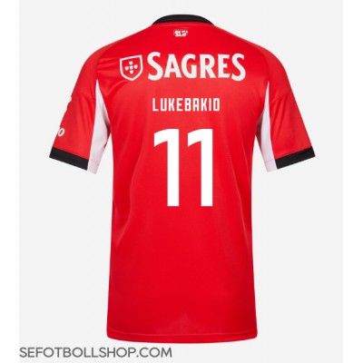 Billiga Benfica Dodi Lukebakio #11 Hemma fotbollskläder 2025-26 Kortärmad Billiga Benfica Dodi Lukebakio #11 Hemma fotbollskläder 2025-26 Kortärmad